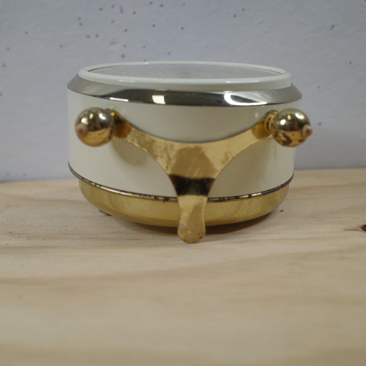 Vintage Junghans Trivox Silentic Silent-Tic Desk Alarm Clock German Made for parts