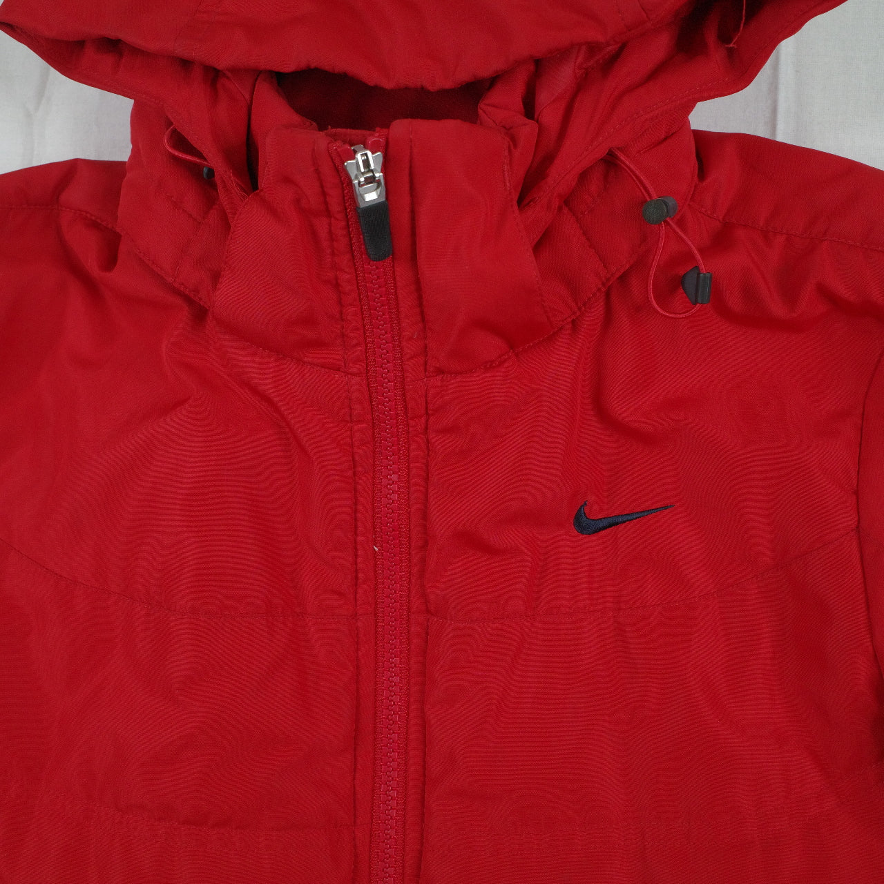 Vintage Nike Puffer Womens Small Red Detachable Hood