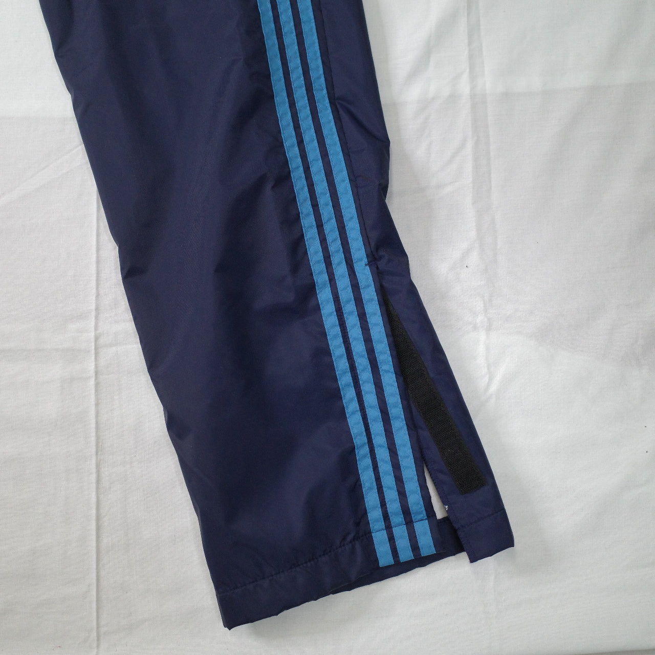 Vintage Adidas 90's New Zealand Made Two Tone Blue Lined Track Set Jacket Pants Mens Medium