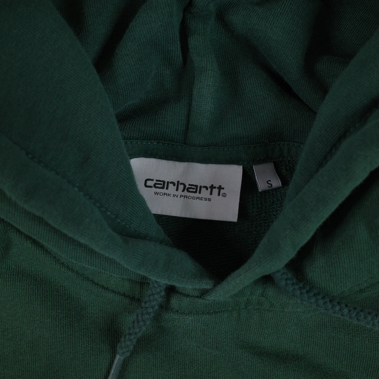 Carhartt WIP Men's XL College Hoodie Sweat Jumper Green Big Logo