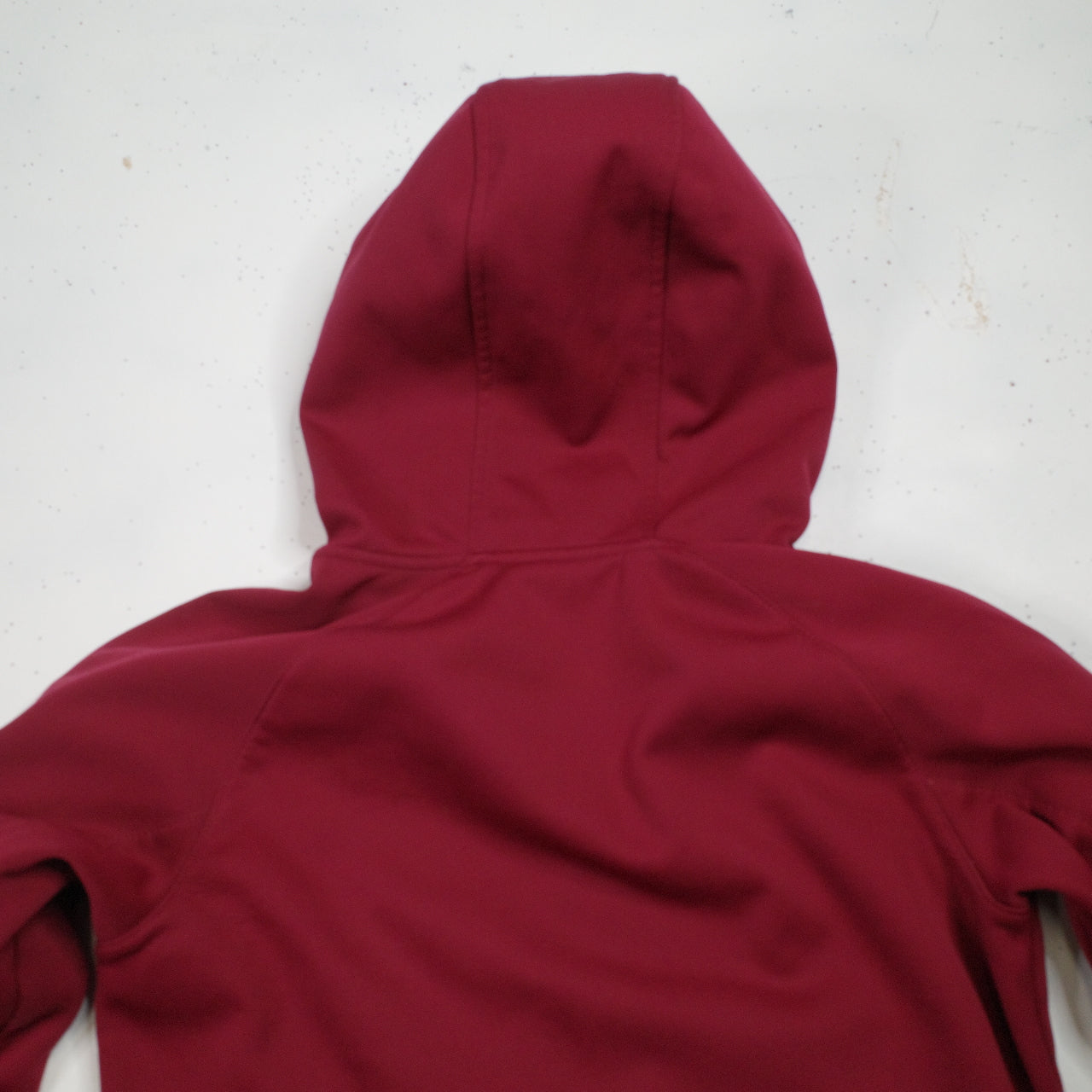 Kathmandu Women's Softshell Maroon Jacket Hooded Full Zipper Fleece Lined Women's 10