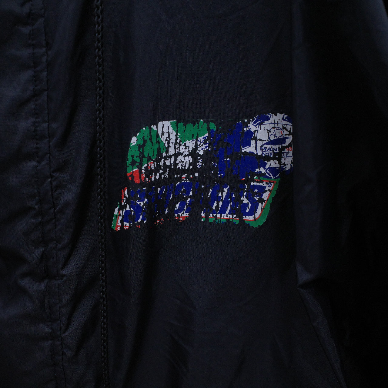 Snickers FIFA France 1998 World Cup Black Jacket *heavily used Men's XXL