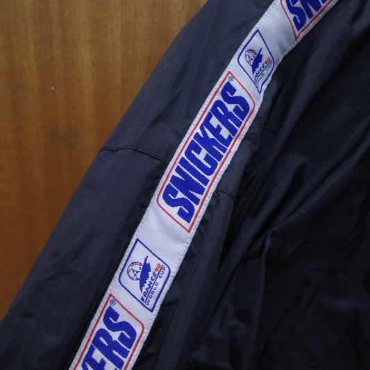 Snickers FIFA France 1998 World Cup Black Jacket *heavily used Men's XXL