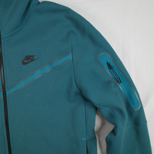 Nike Sportswear Tech Fleece Windrunner Mens XL Full Zip Jacket Teal