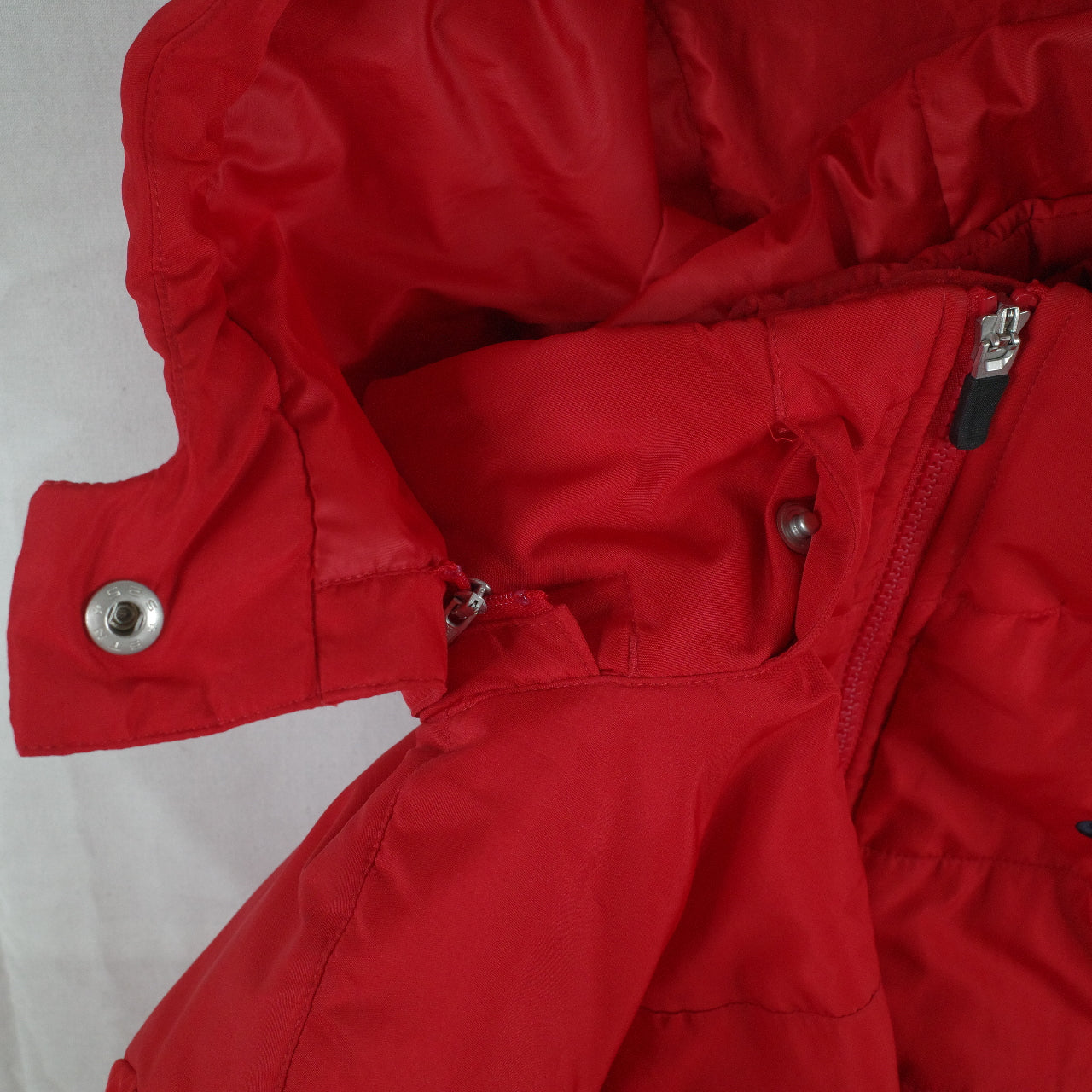 Vintage Nike Puffer Womens Small Red Detachable Hood