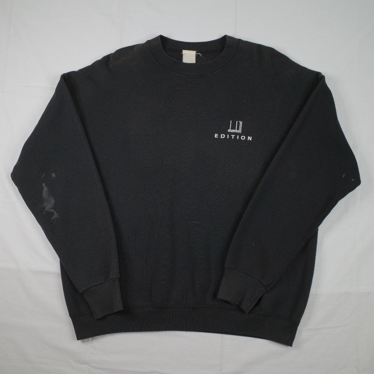 Vintage Dunhill Edition 90s Black Pullover Sweater Crewneck Mens Large