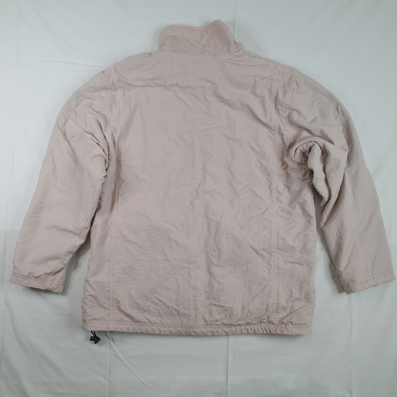 Fila Reversible Fleece Nylon Grey Faded Pink Jacket Mens Medium
