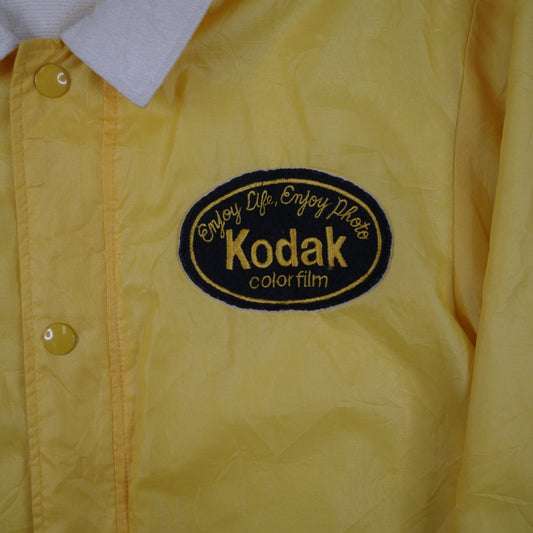 Vintage Kodak Colourfilm Yellow Bomber Worker Jacket Men's Medium Japan Fit