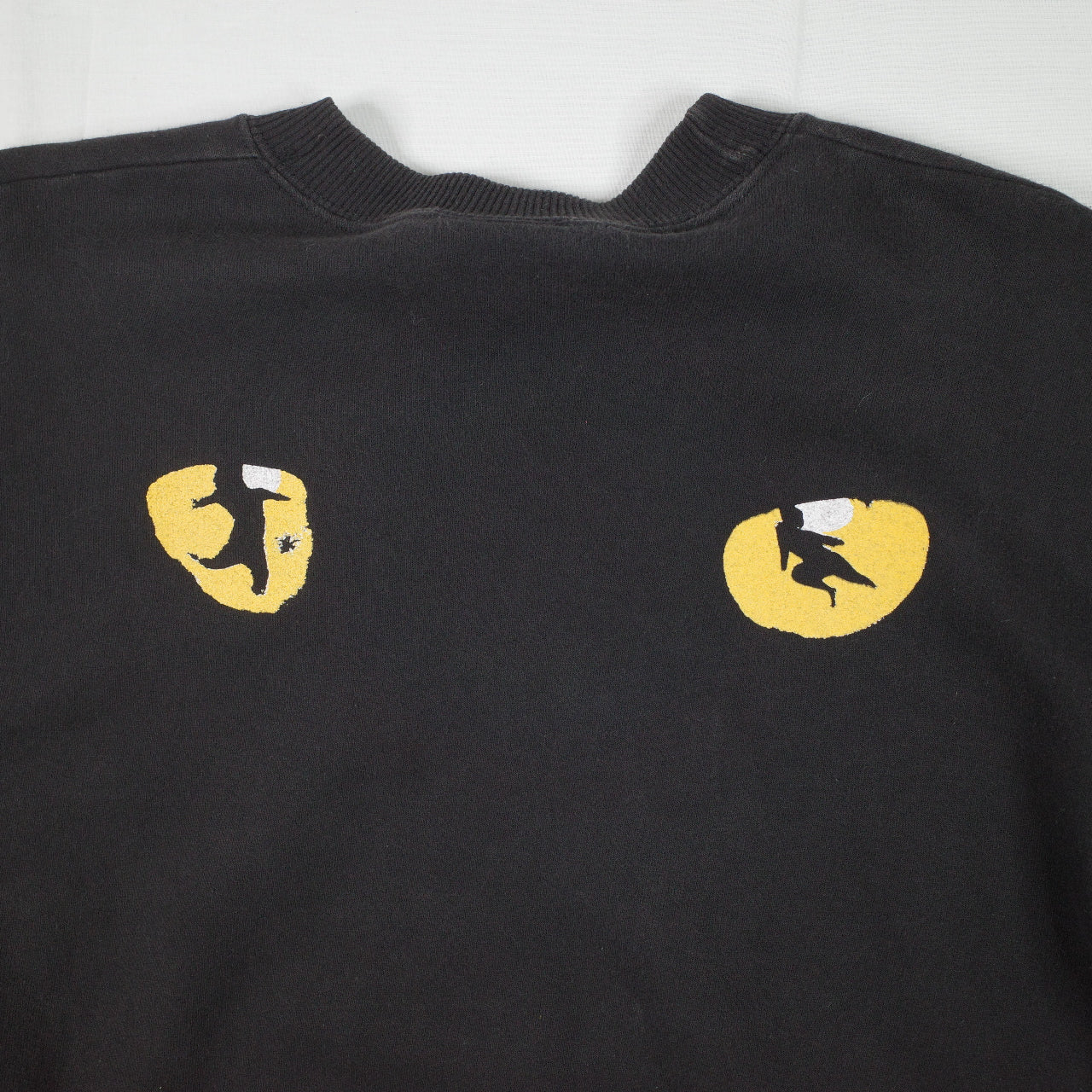 Vintage 1981 Cats Broadway Show Black Crewneck Mens Medium