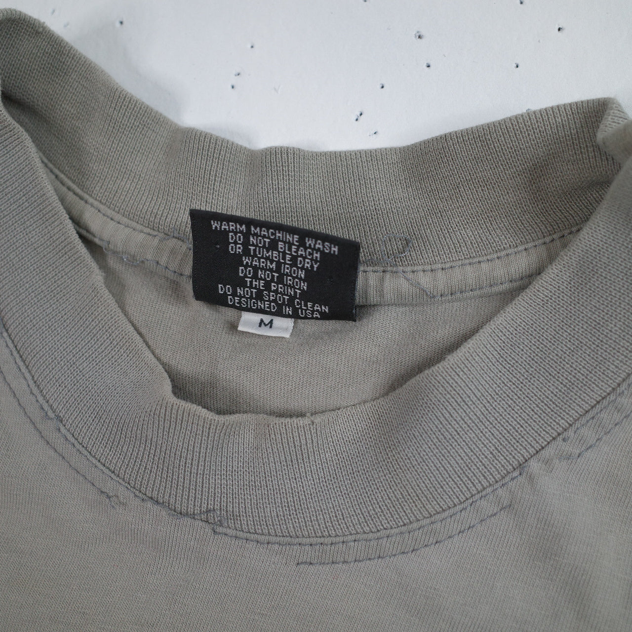 Vintage Lifes A Beach Bad Boy Club Shirt Size Medium Oversized Grey