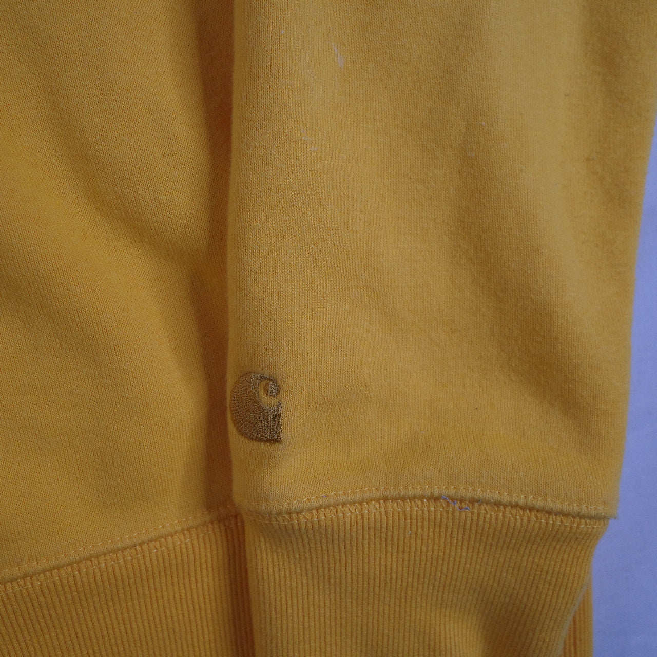 Carhartt WIP Chase Sweat Mens Medium Yellow Long Sleeve Jumper Crewneck