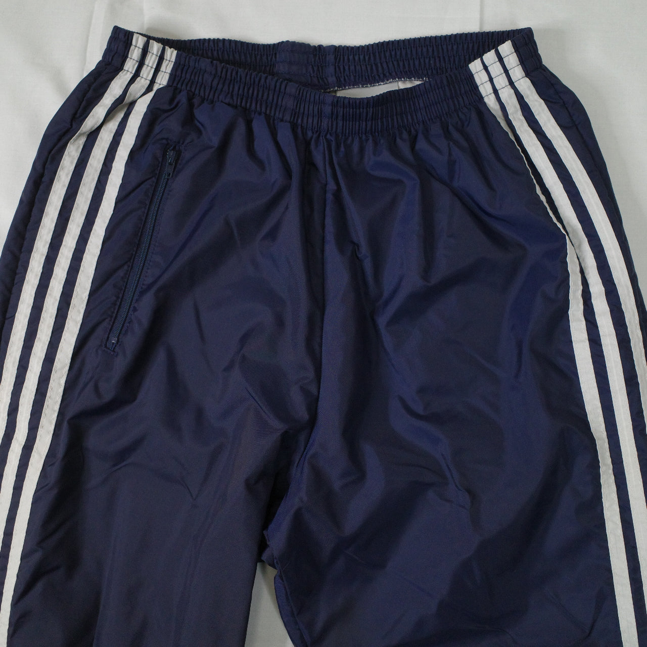 Vintage Adidas 90's New Zealand Made Blue White Lined Track Set Jacket Pants Mens Medium
