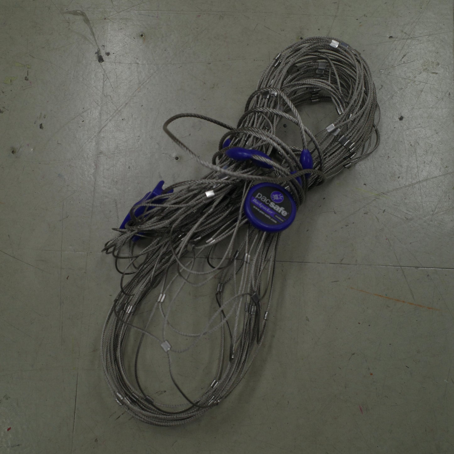 Pacsafe 55L - 85L Backpacker Travel Security #1305 Medium Stainless Steel