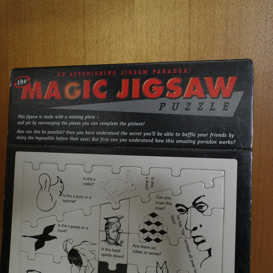 The Magic Jigsaw Puzzle Ambiguous Figures 1998 Vintage Puzzle