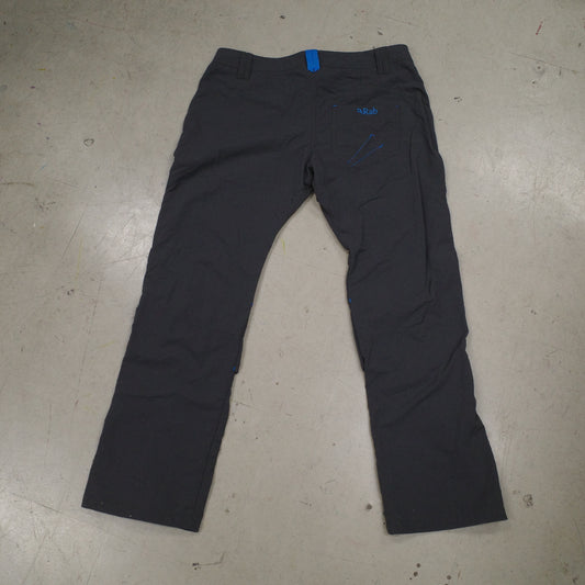 Rab Rockover Climbing Outdoor Pants Grey Womens 16 EU42