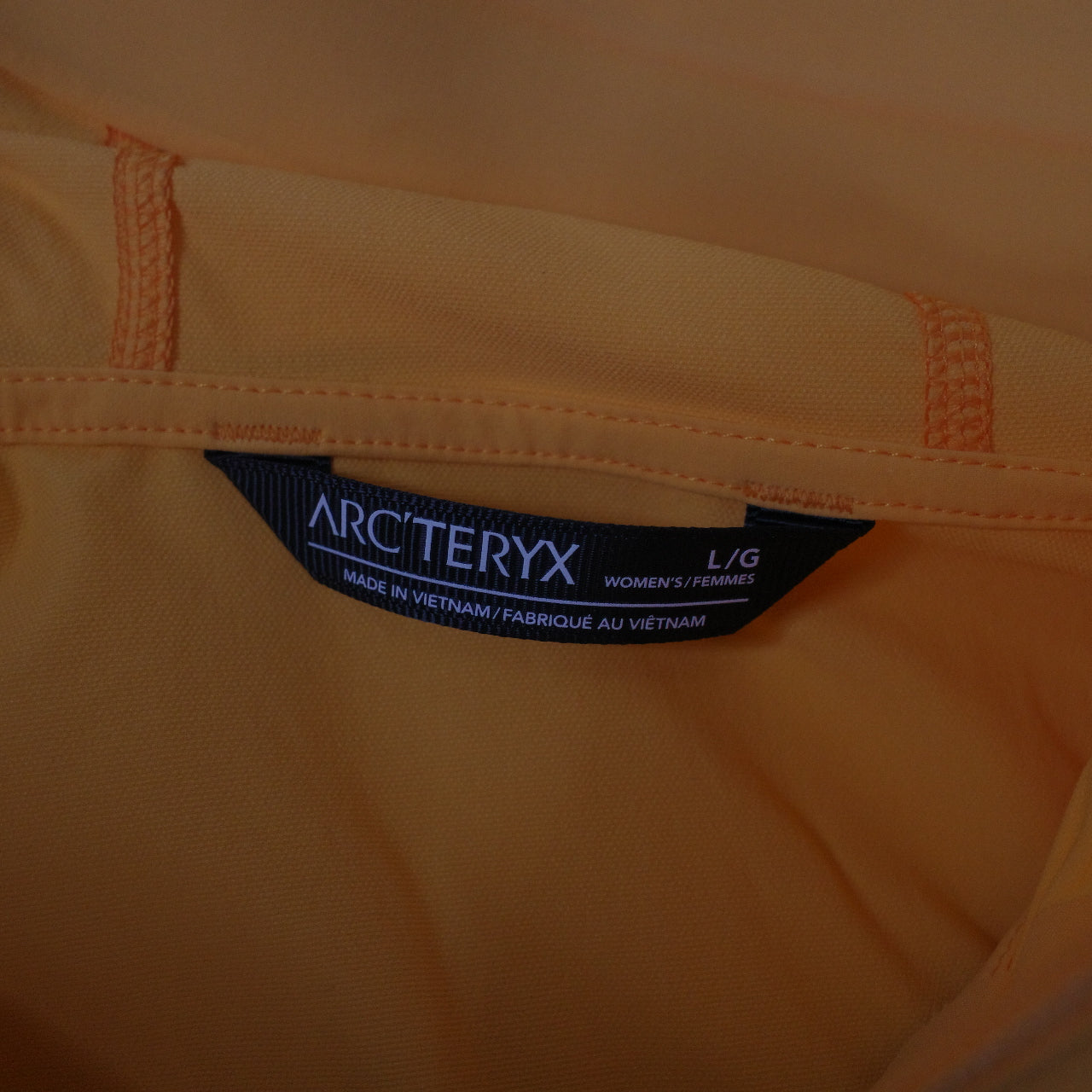 Arc'teryx Gamma SL Horizon Orange Yellow Windbreaker Jacket Womens Large NWT
