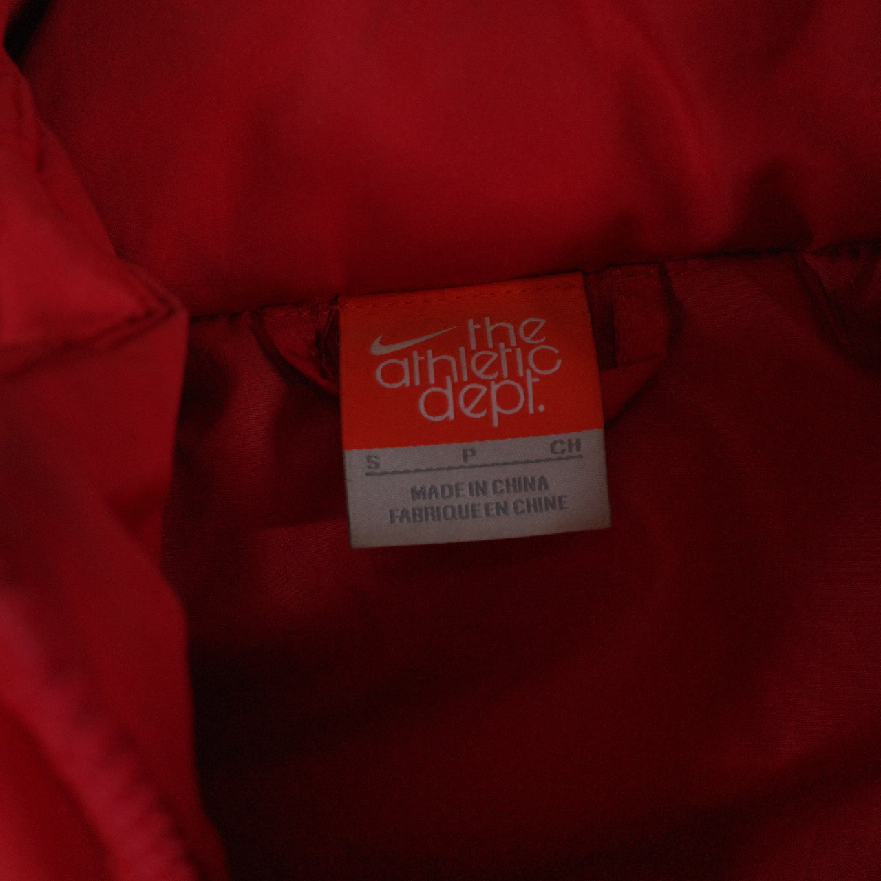 Vintage Nike Puffer Womens Small Red Detachable Hood