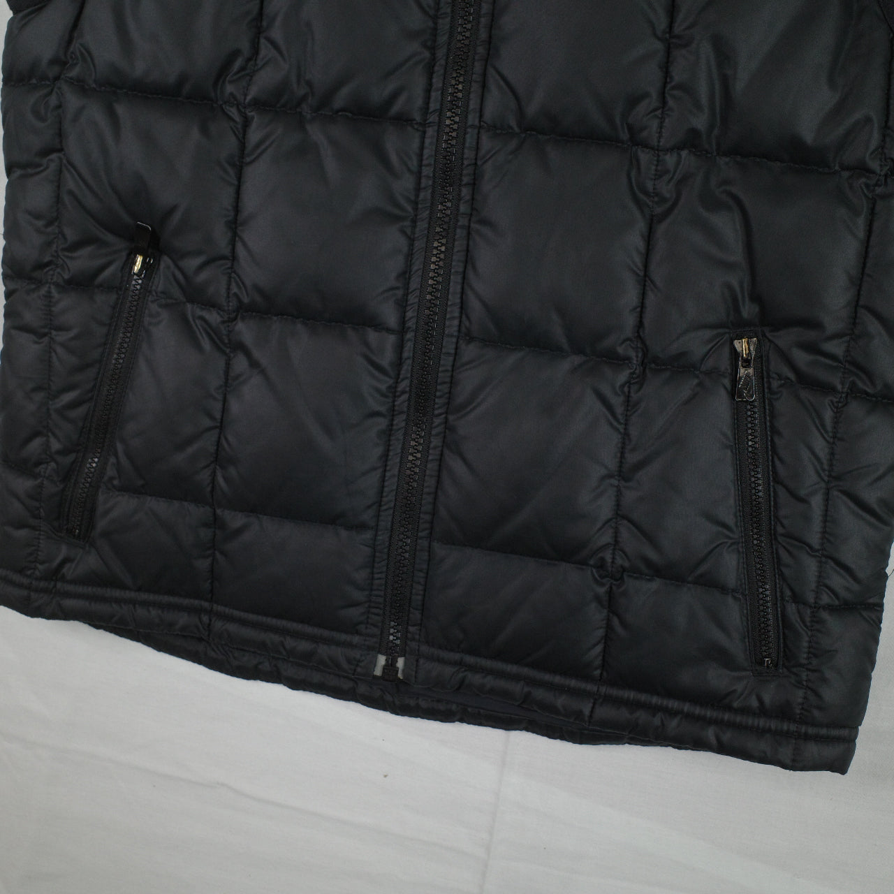 Vintage Nike Sportswear Puffer Vest Quilted Grey Tag Womens Small