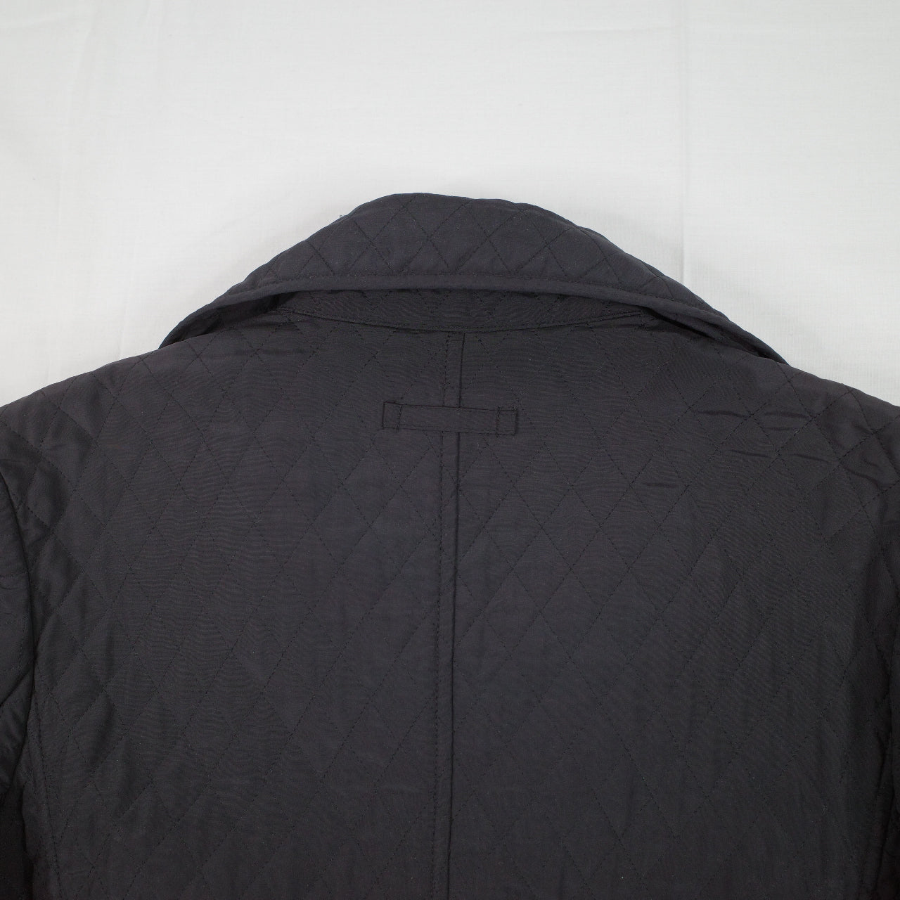 Max Mara Vintage Quilted Black Jacket Missing Buttoms Size 14