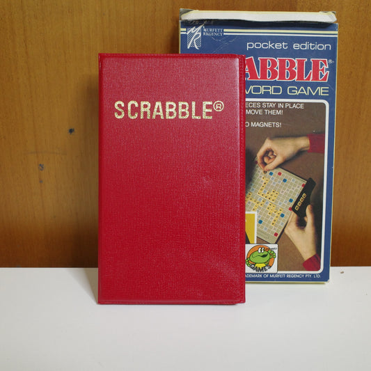 Scrabble Pocket Edition Portable Crossword Game Murfett NEW