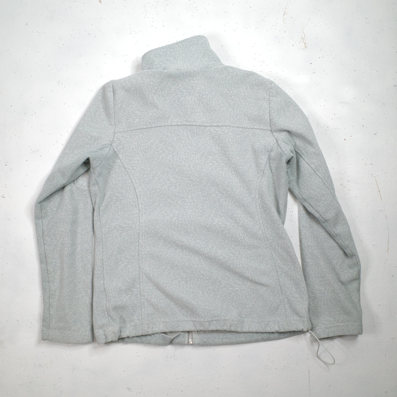 Columbia Fleece Jacket Zip Up Grey Fleece Women's Medium