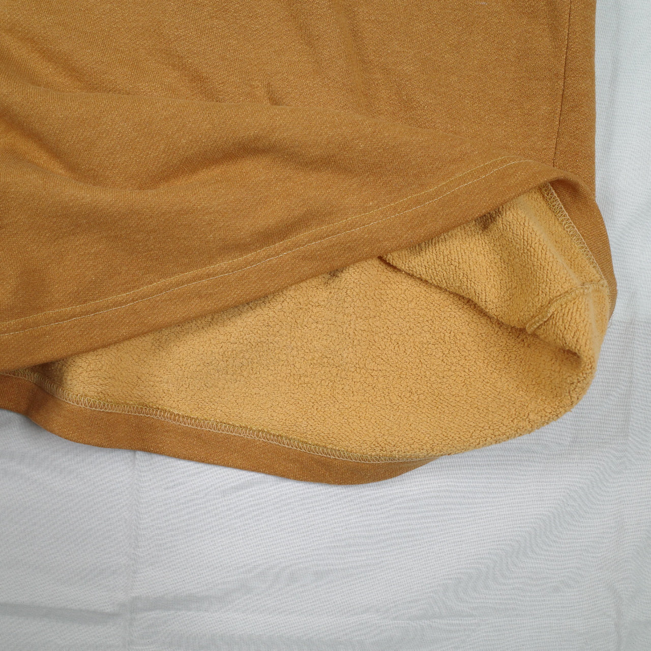Billabong China Mock Fleece Sweater Mustard Yellow Vintage 90's Mens Medium