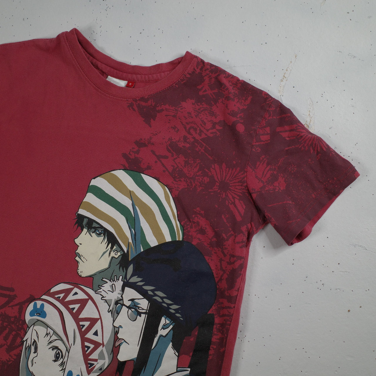 Vintage Samurai Champloo Anime Madman Otaku Wear 00's Faded Red Australia Release Small
