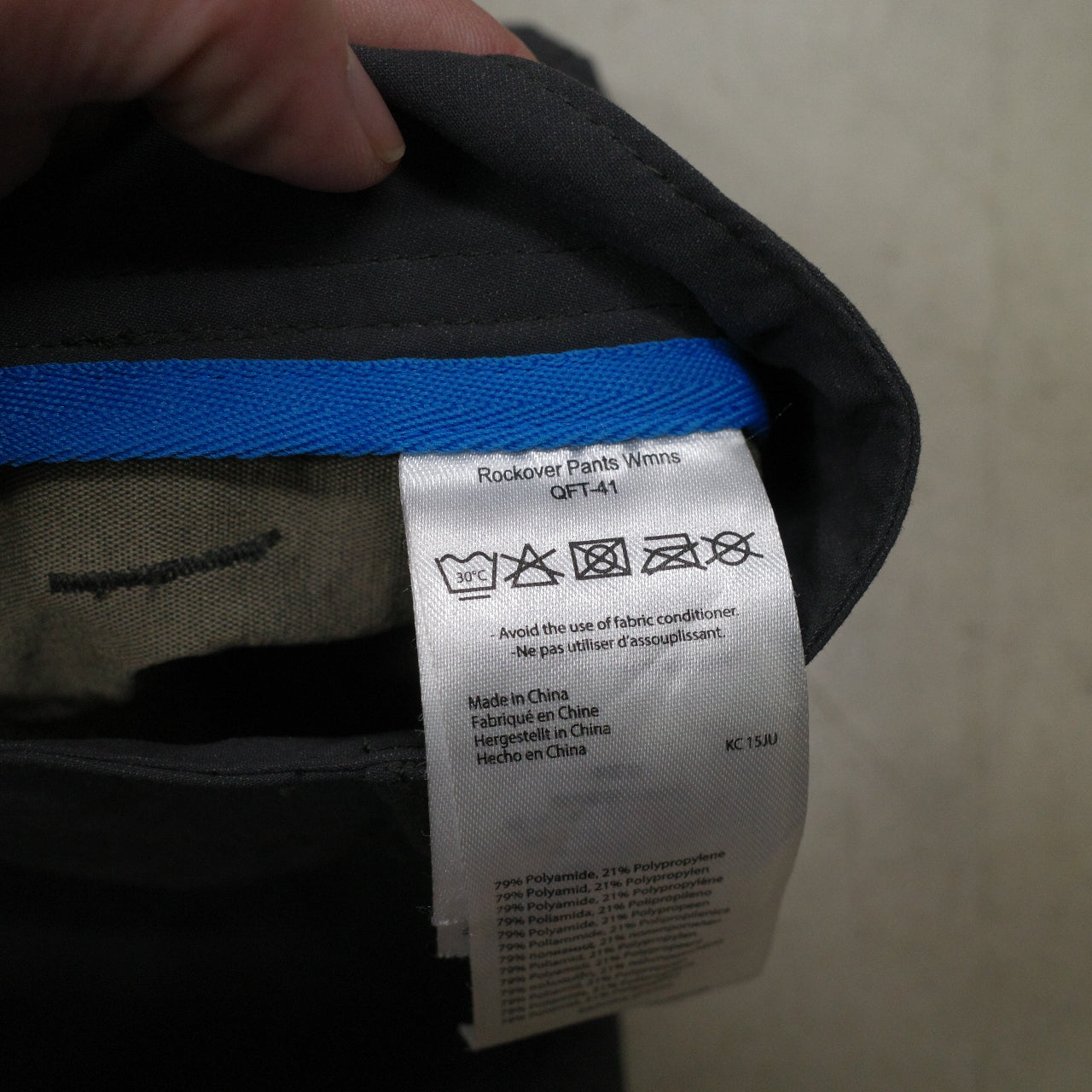 Rab Rockover Climbing Outdoor Pants Grey Womens 16 EU42