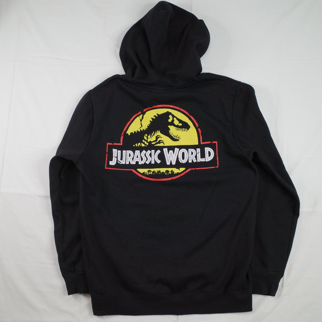 Universal Studios Jurassic World Black Hoodie Dinosaur World Raptor Trainer Mens M