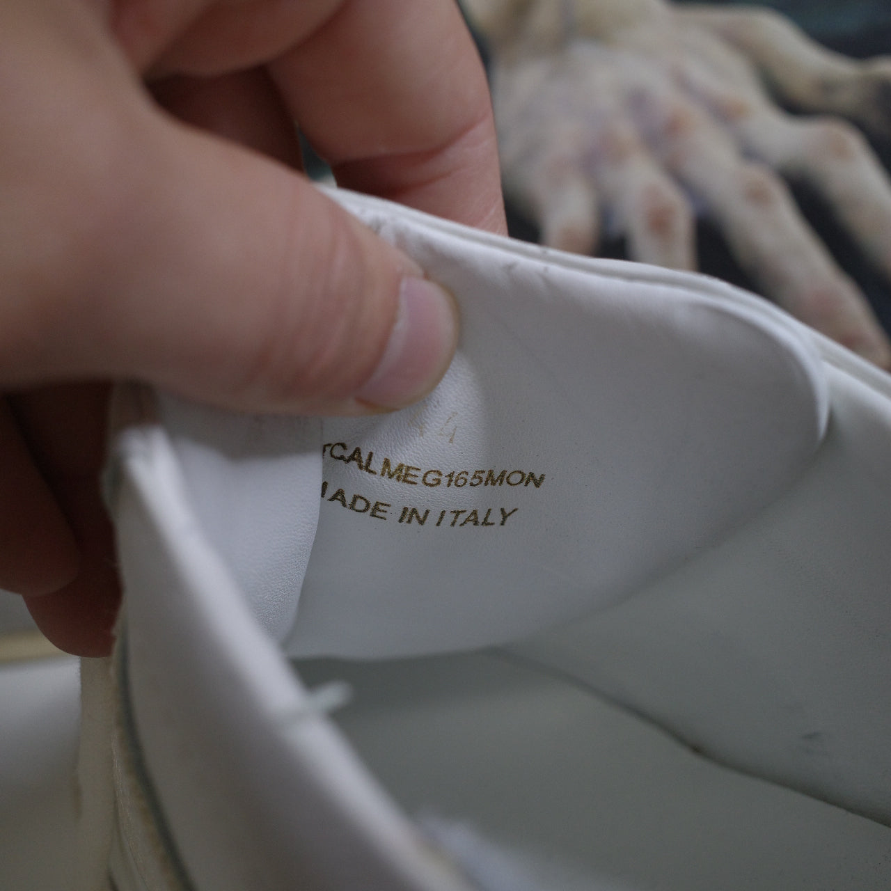 Burberry Suede Leather White/Grey Trainers EU 44 US11