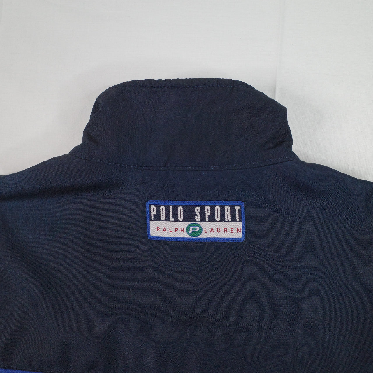 Vintage Polo Sport Ralph Lauren Pepsi Cycling Jacket Fleece Lined RARE Mens Medium