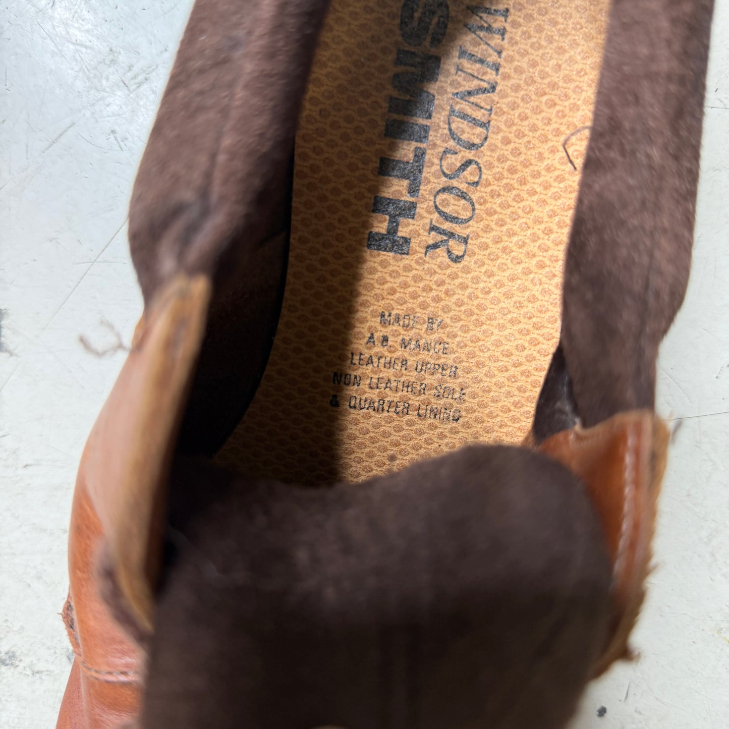Windsor Smith European Collection Brown Low Cut Leather Brown Shoe Mens US11.5