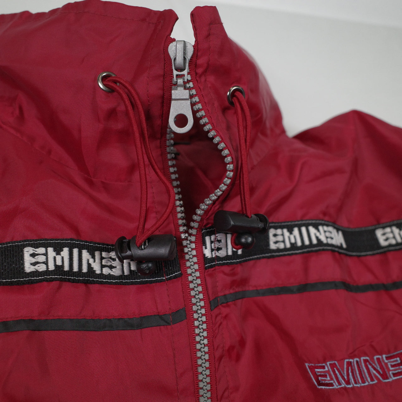 Eminem Slim Shady Maroon Full Zip Shell Jacket Women's 14