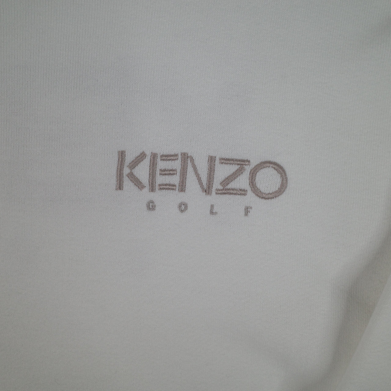 Kenzo Golf Crewneck White Mens Small