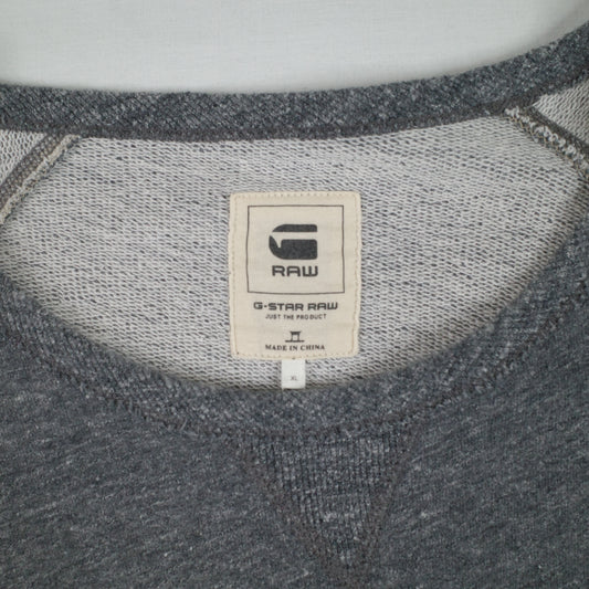 G Raw G Star Crewneck Wide Neck Crewneck Y2K Mens XL