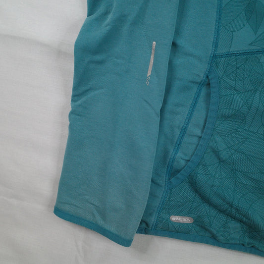 Kathmandu DriMotion Jacket Blue Hooded Green Womens Small