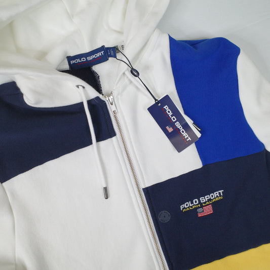 Polo Ralph Lauren Polo Sport Colour Block Zip Up Jacket Mens Small NWT