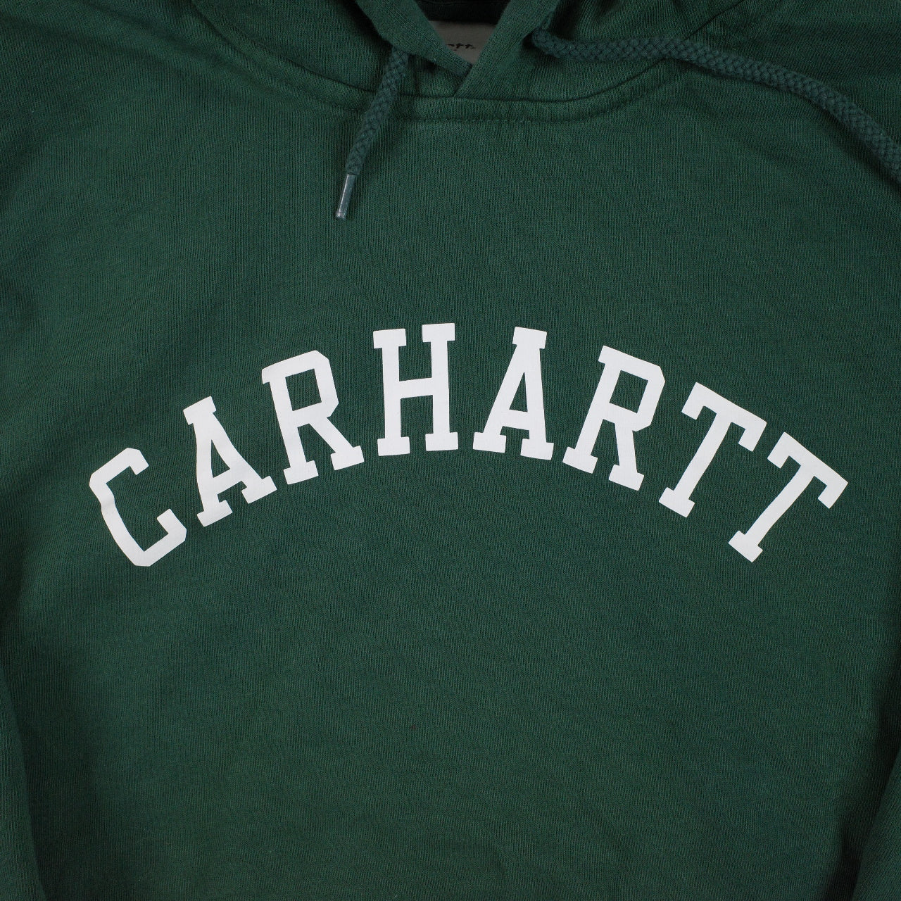Carhartt WIP Men's XL College Hoodie Sweat Jumper Green Big Logo