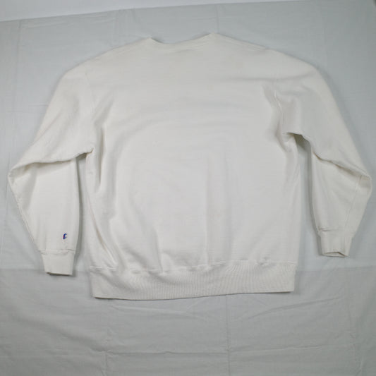Champion Atlanta 1996 Olympics White Sweater Crewneck Mens XL