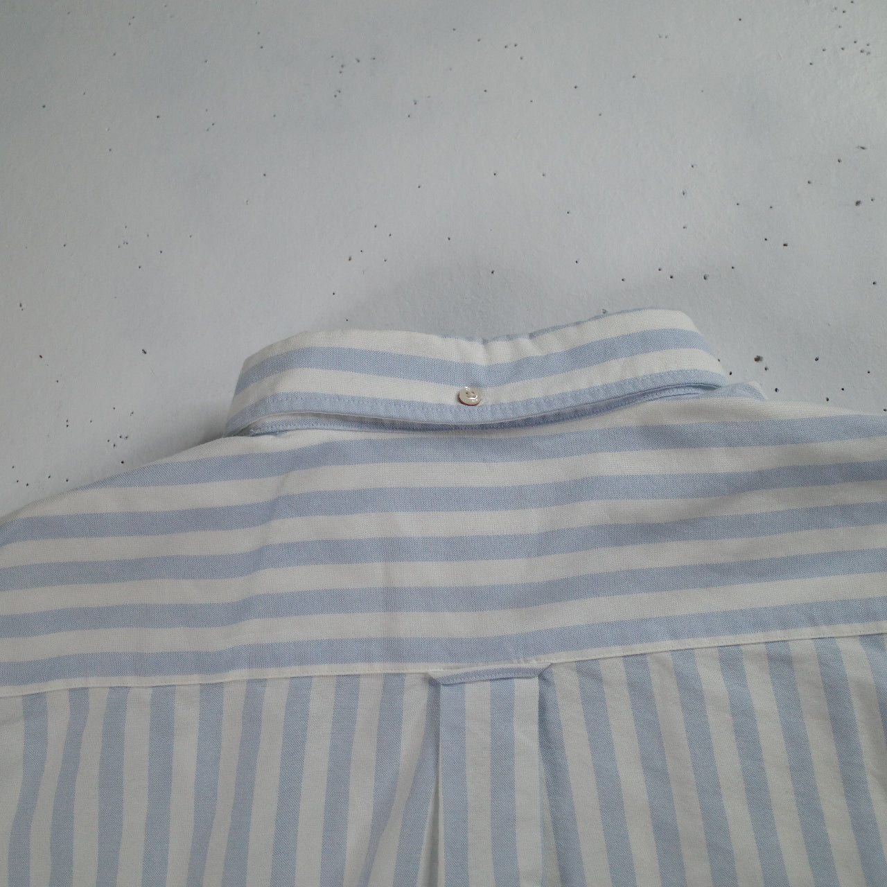 Gant Oxford Banker Blue White Stripe Cotton Button Up Mens 2XL