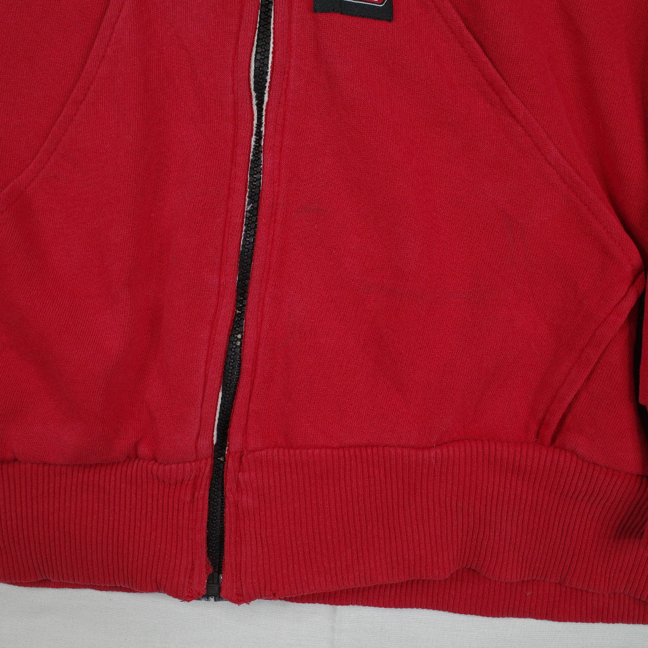 Dickies Red Hooded Jacket Mens Large