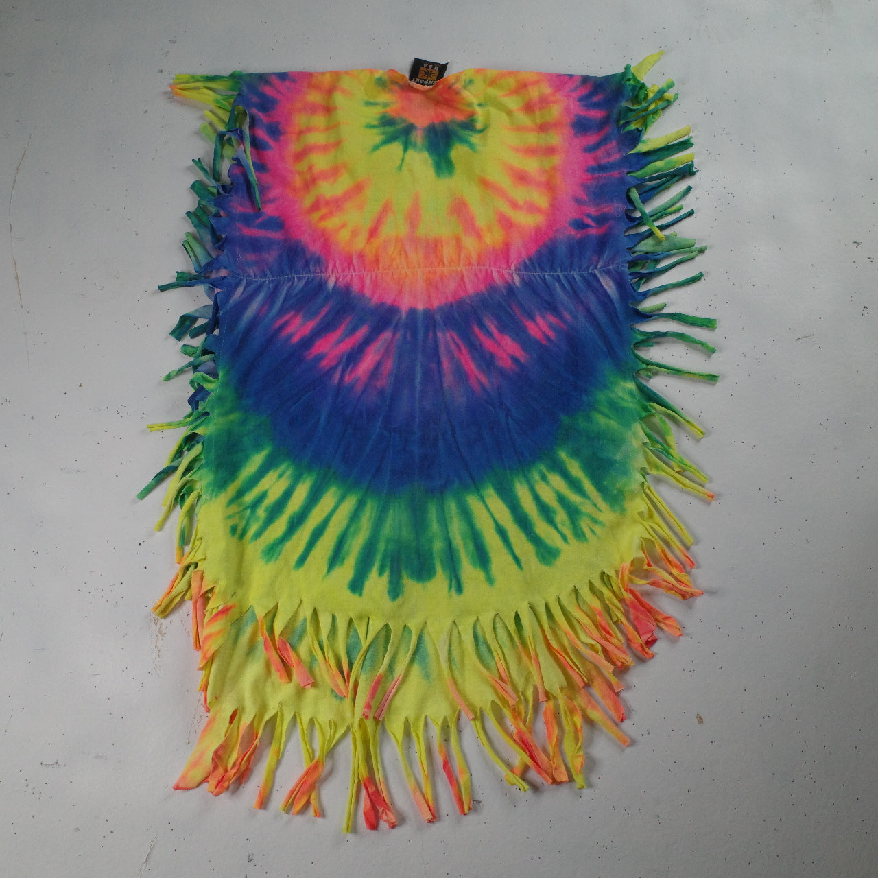 Hard Party Cafe Bahamas Vintage Rainbow Sunport USA MADE Rainbow One Size Singlet