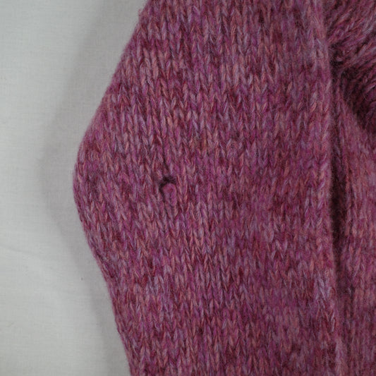 Country Road 100% Wool 1/4 Zip Knit Pink Womens Medium