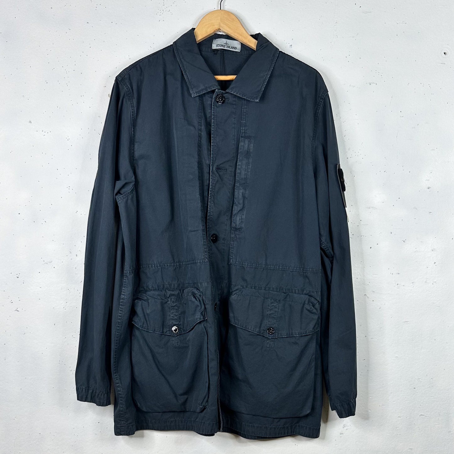 Stone Island Tela Smerigliata Navy Jacket Mens XXL NWT
