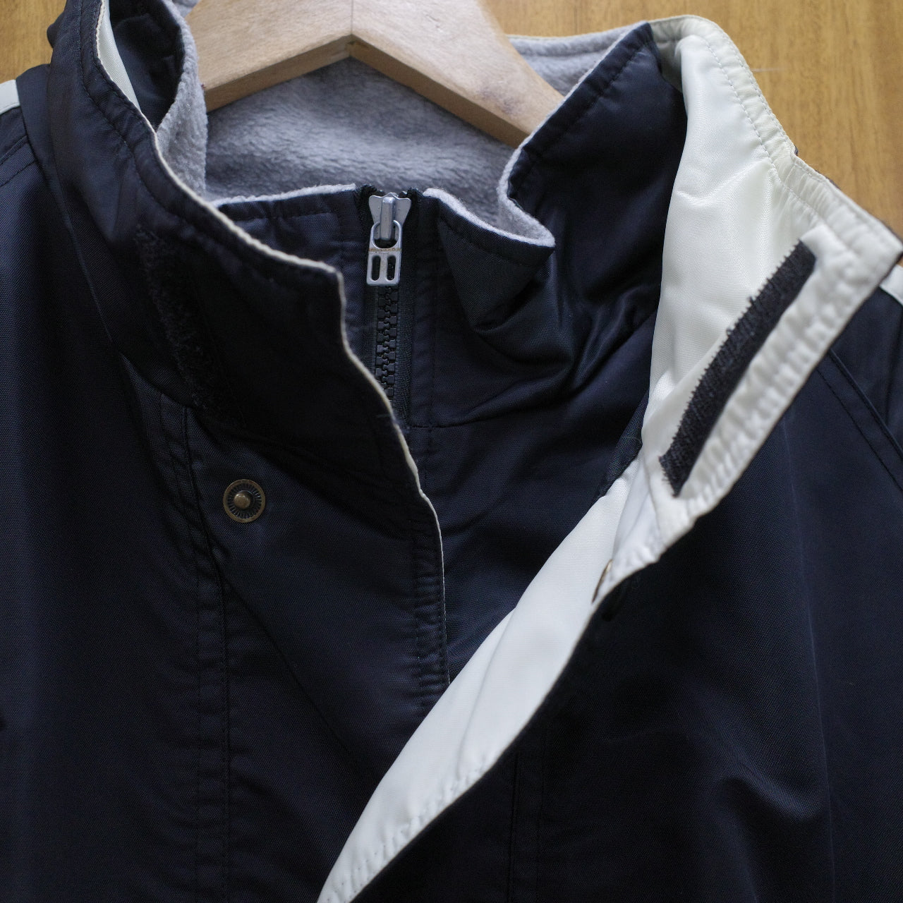 Vintage Nike Jacket Size 2XL Black Full Zip Fleece Lined Insulated Mens
