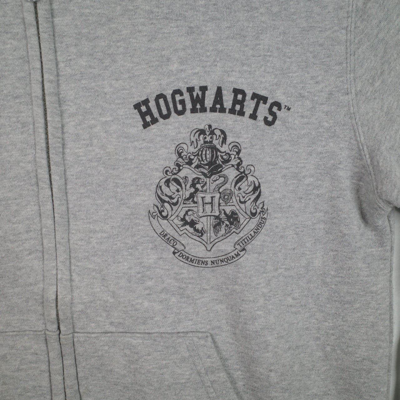 Wizarding World Universal Japan Harry Potter Hogwarts Zip Up Hoodie Grey Medium