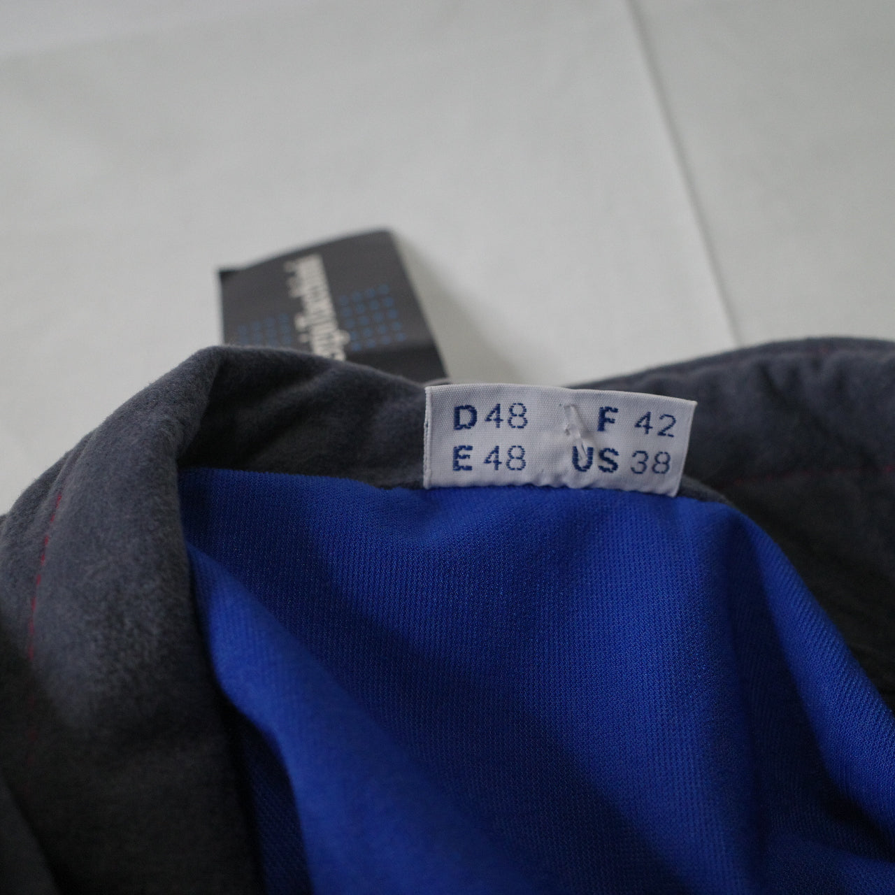 Vintage Sergio Tacchini Sample Italy Made Promo Blue Red Track Jacket Mens Medium NWT