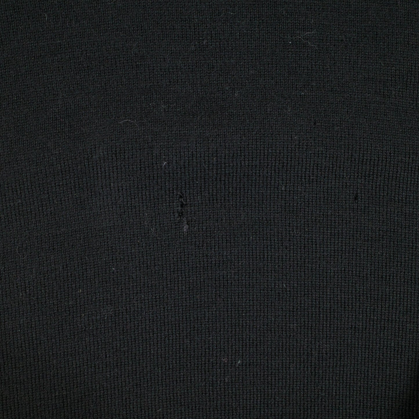 Vintage Coogi 80's Black Wool Cuggi Quarter Button Sweater Black Mens Medium