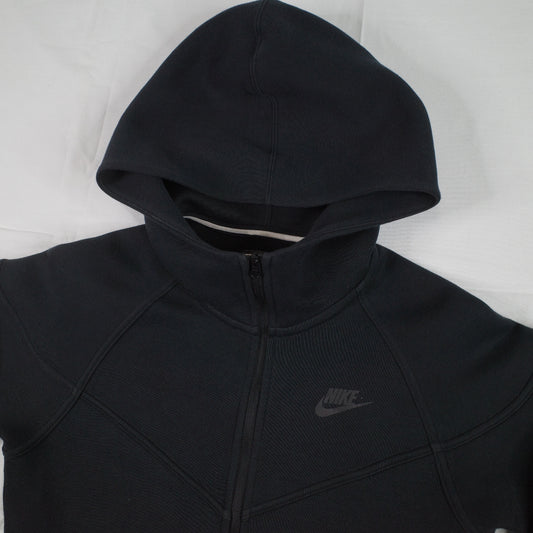 Nike Tech Fleece Jacket Black Zip Up Jacket Women's XS