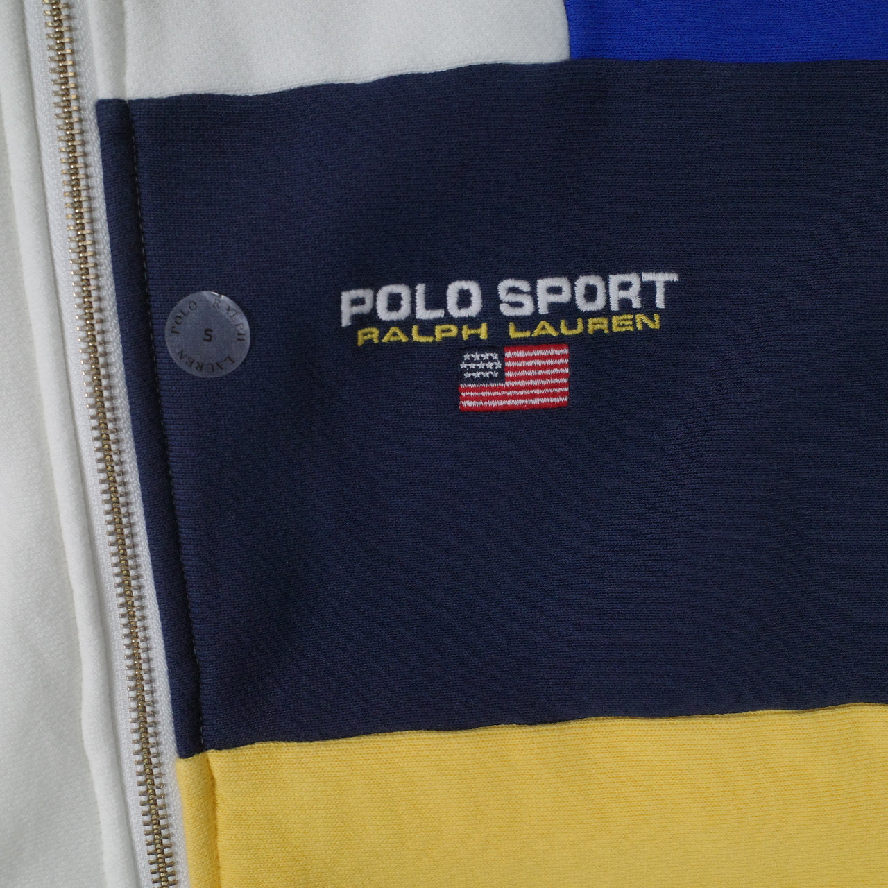 Polo Ralph Lauren Polo Sport Colour Block Zip Up Jacket Mens Small NWT
